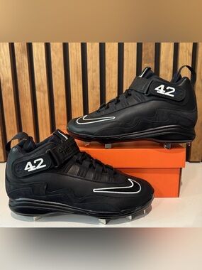 SIZE 10.5 - Nike Air Griffey Max 1 Jackie Robinson Day Metal Baseball Cleats NEW